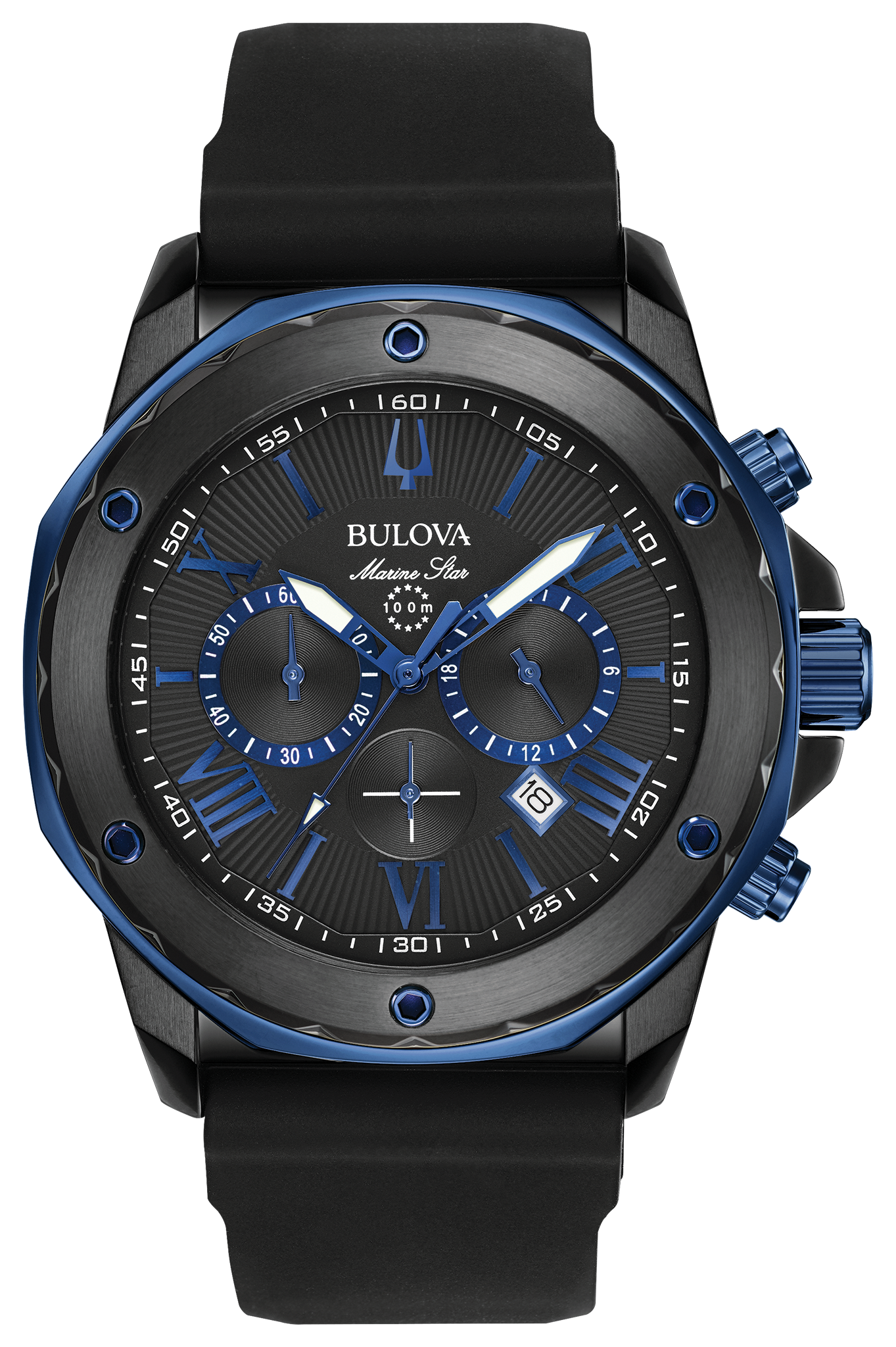 BULOVA Marine Star クロノグラフ 日本未販売の為入手困難 Bulova - BULOVA Marine Star クロノグラフ 日本未販売の為入手
